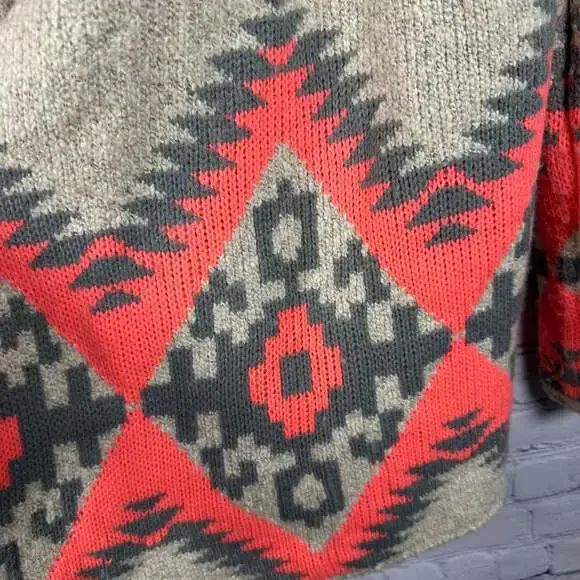 Wishlist Aztec Print Open Front Cardigan - Picture 2 of 6